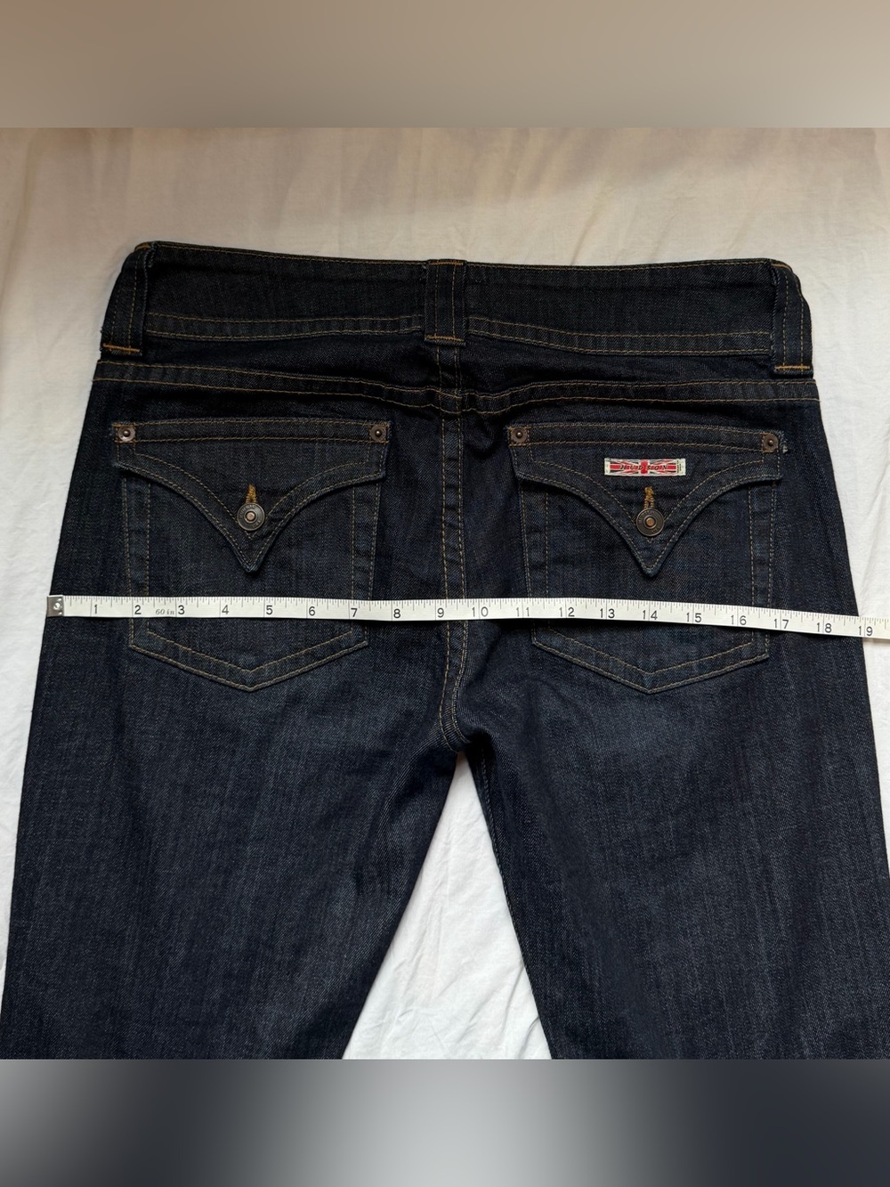 Hudson Jeans Signature Petite Bootcut Dark Indigo Denim Size 29 - Picture 14 of 15